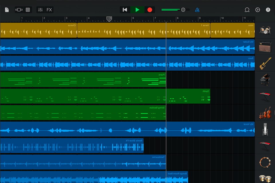 garageband dubstep maker software interface