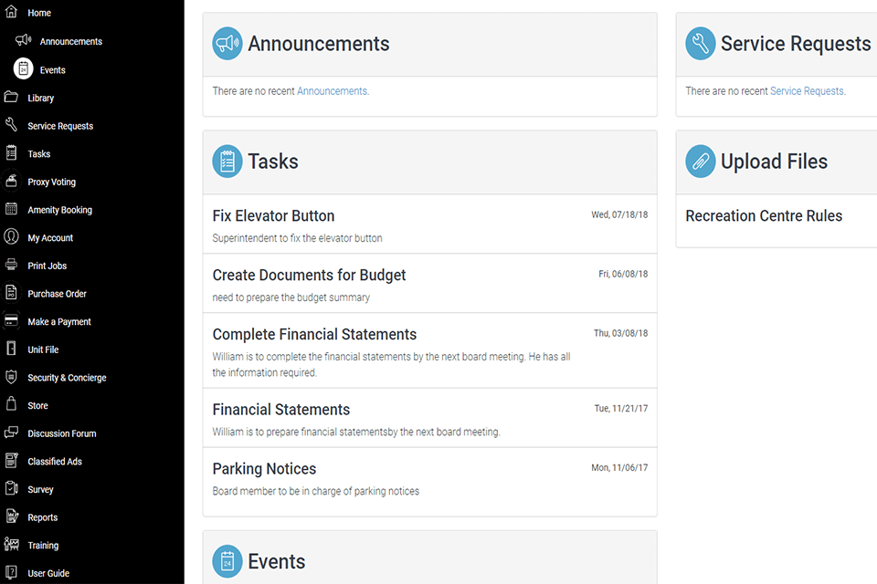 condo control interface rental property software for mac