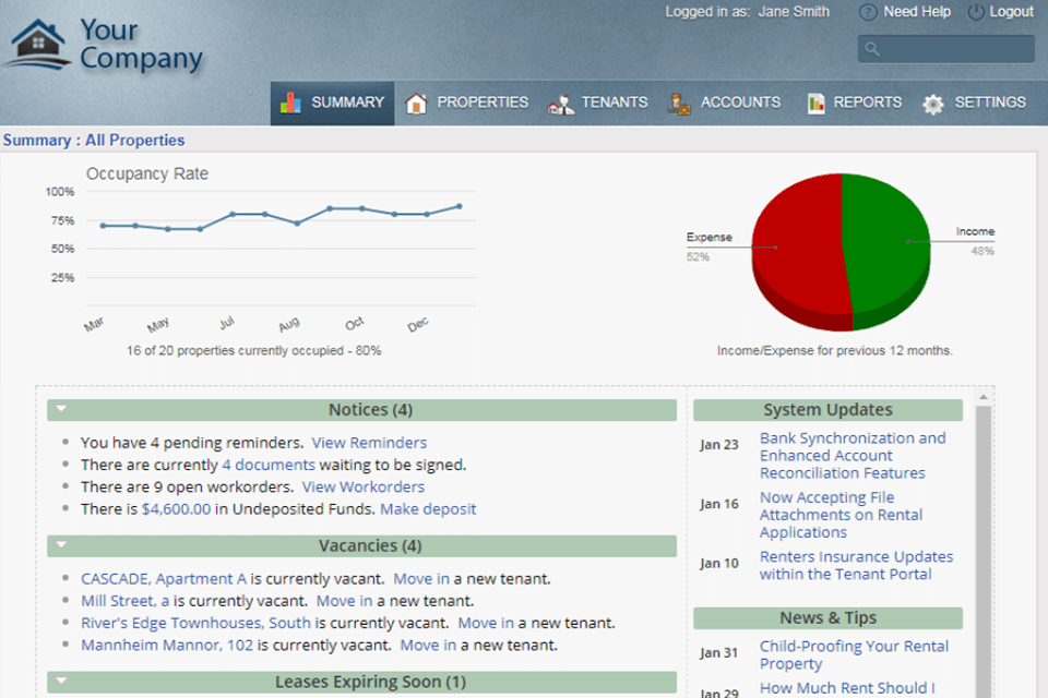 rentec direct interface rental property software for mac
