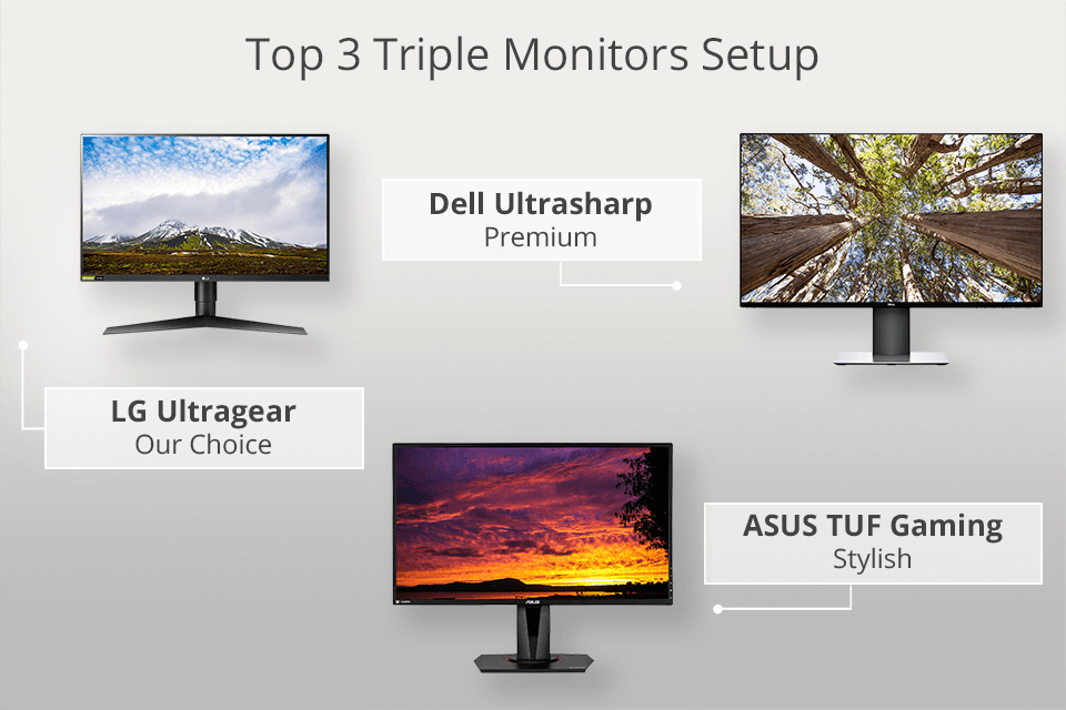 top triple monitor setup