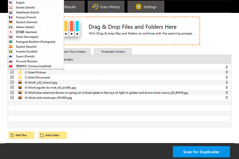 duplicate files fixer video finder