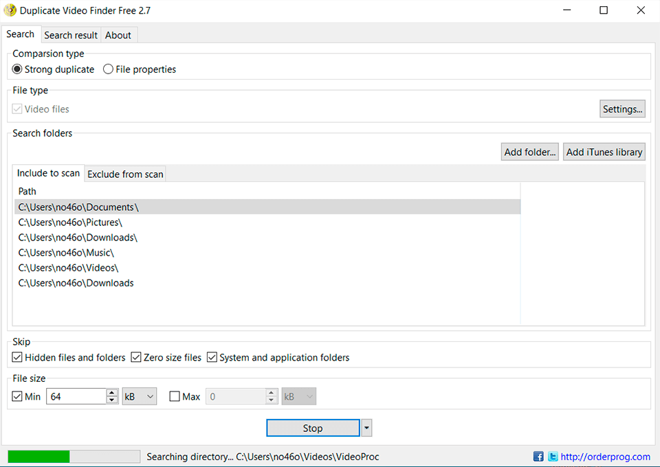 easy duplicate video finder