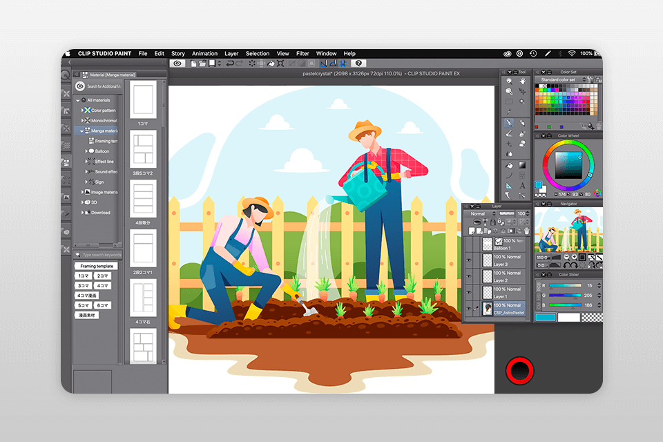 clip studio paint procreate alternative
