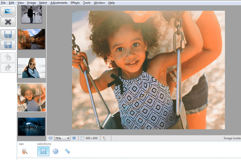 photodemon software to correct lens distortion interface