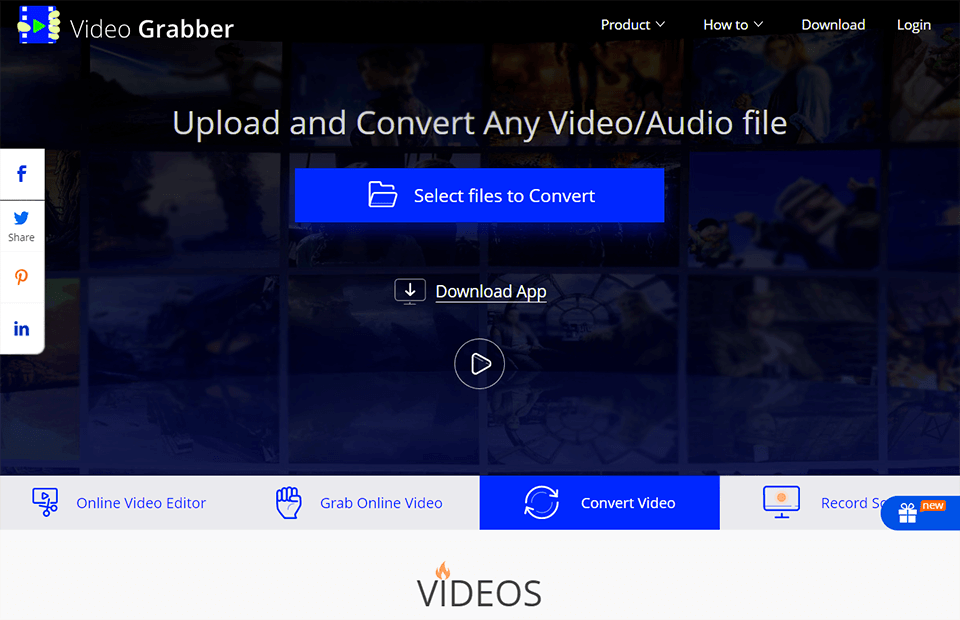 video grabber video converter no watermark interface