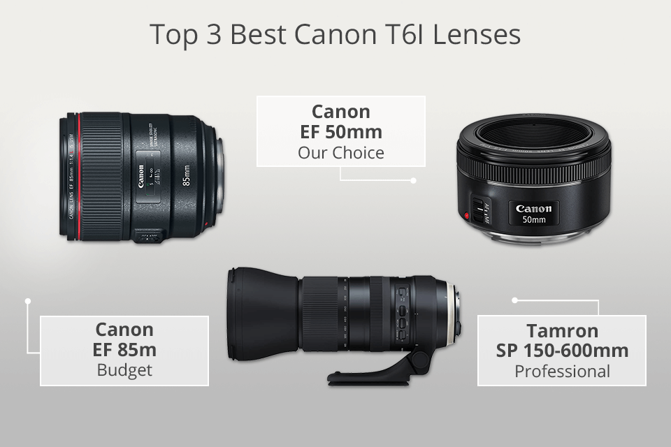 top canon t6i lenses