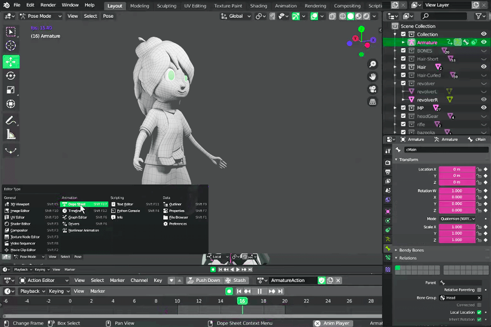blender motion capture software interface