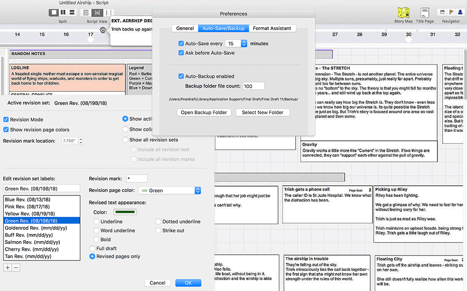 final draft 11 download interface