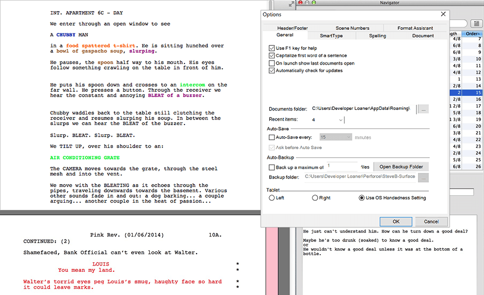 final draft 8 download interface