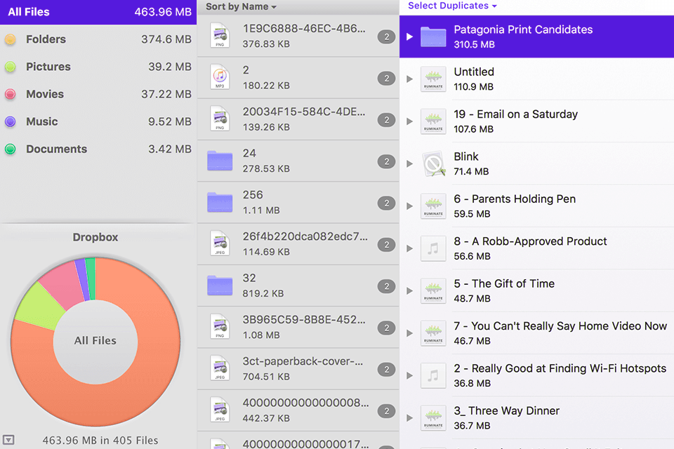 gemini 2 duplicate file finder for mac interface