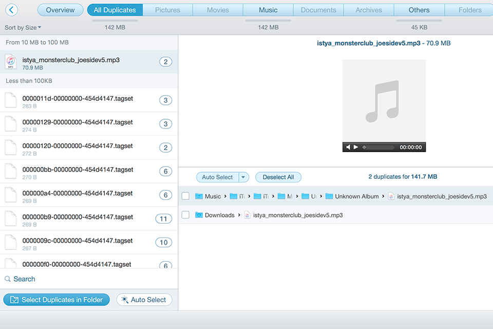 macclean duplicate file finder for mac interface