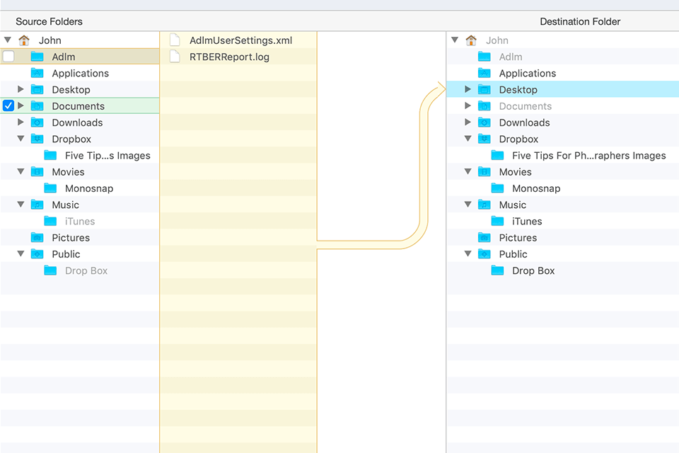 duplicate file finder for mac interface