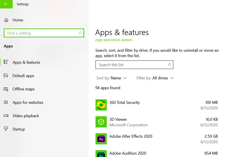 uninstall agcinvokerutility using control panel