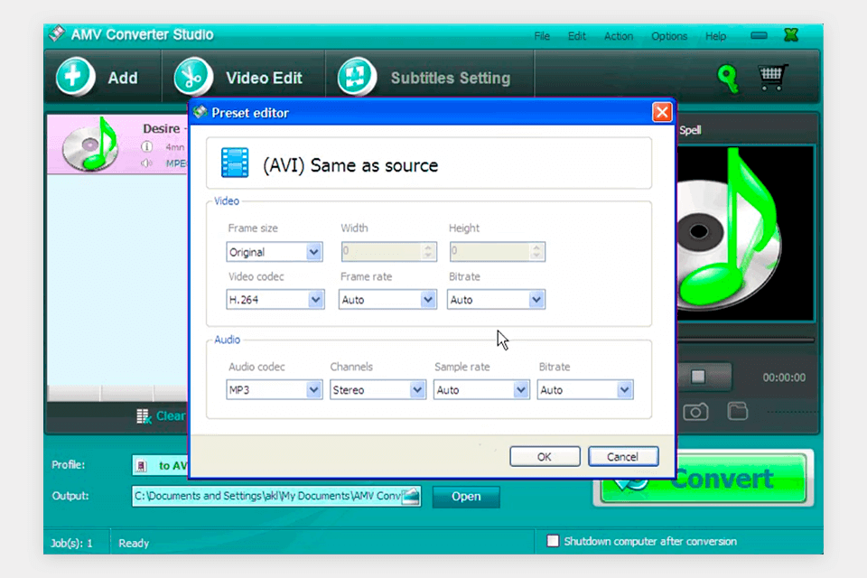 amv converter studio