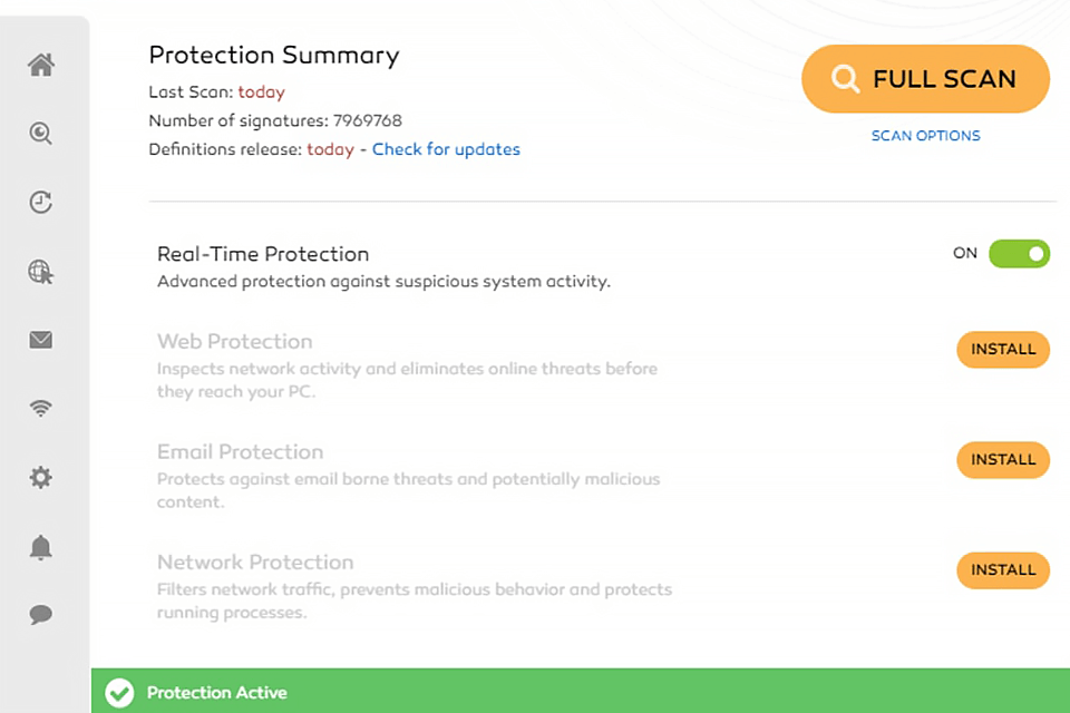 adaware download interface