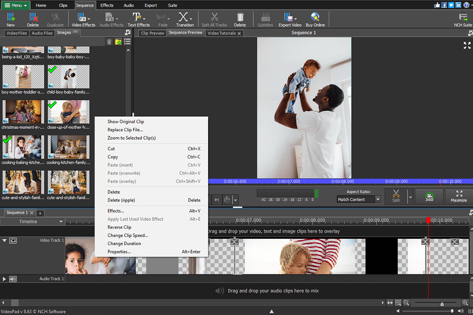 videopad video editor imovie alternative for windows