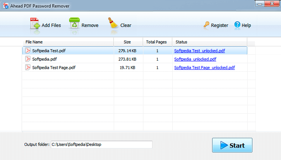 ahead pdf password remover download interface