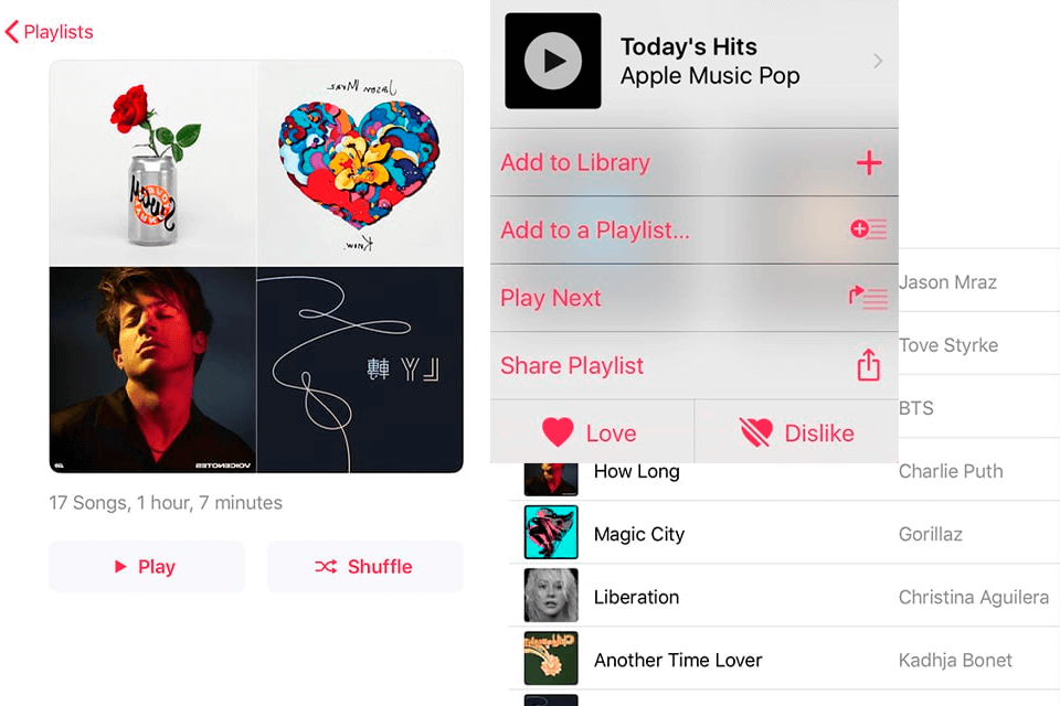 apple music streaming service interface