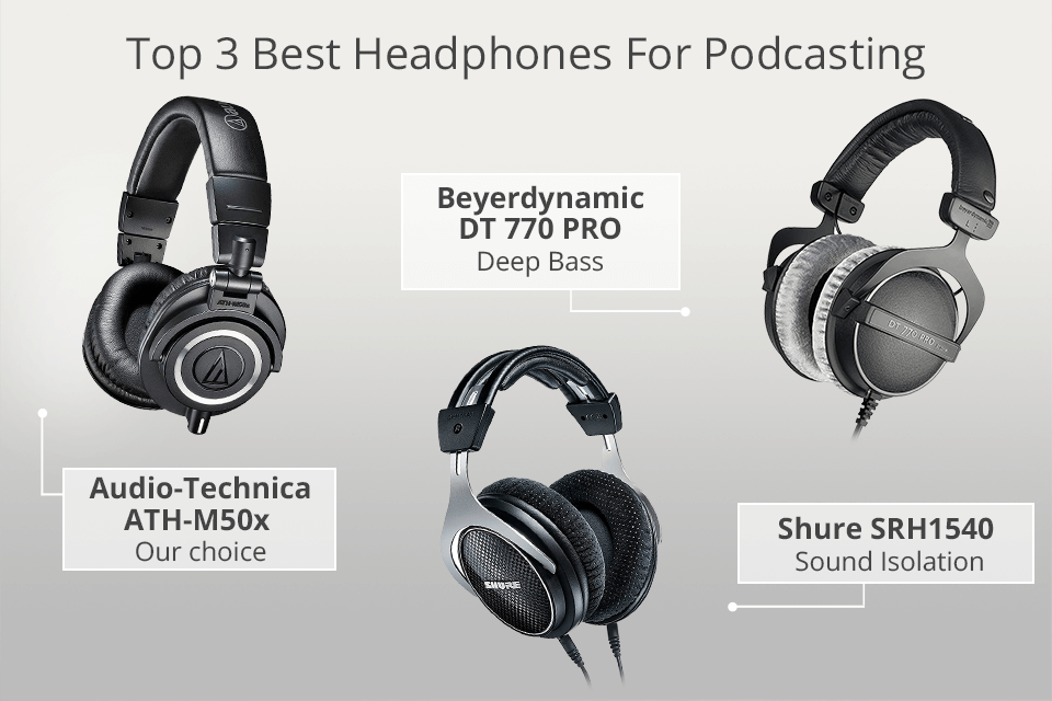 best headphones for podcasting