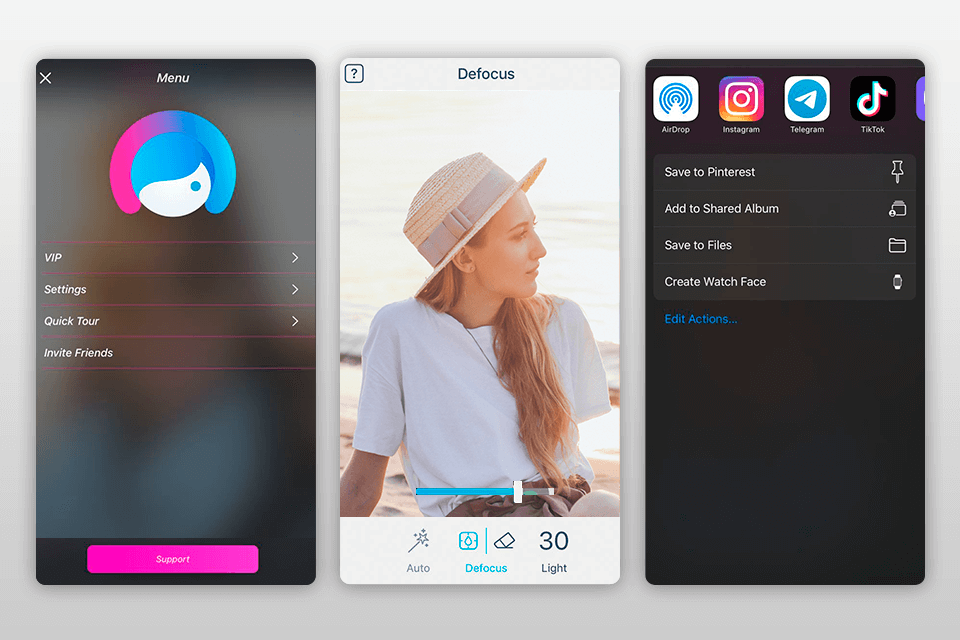 facetune 2 interface