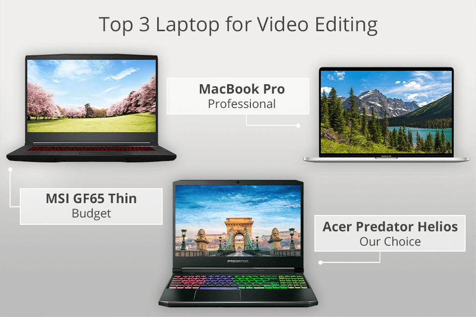 top laptop for video editing