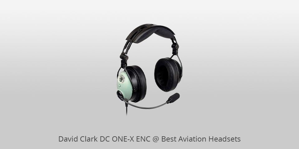 david clark dc one-x enc aviation headset