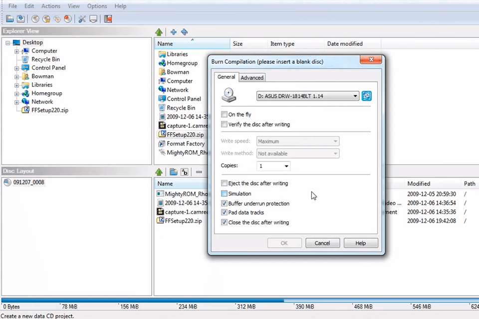 infrarecorder free cd burning software