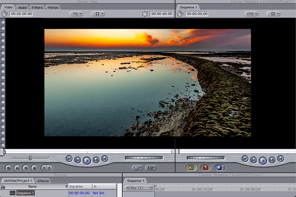 final cut through sheepshaver interface