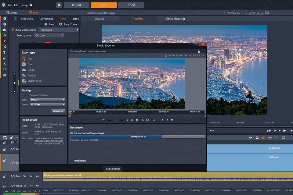 pinnacle studio best alternative to final cut for windows interface