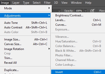 how to change eye color in photoshop invert