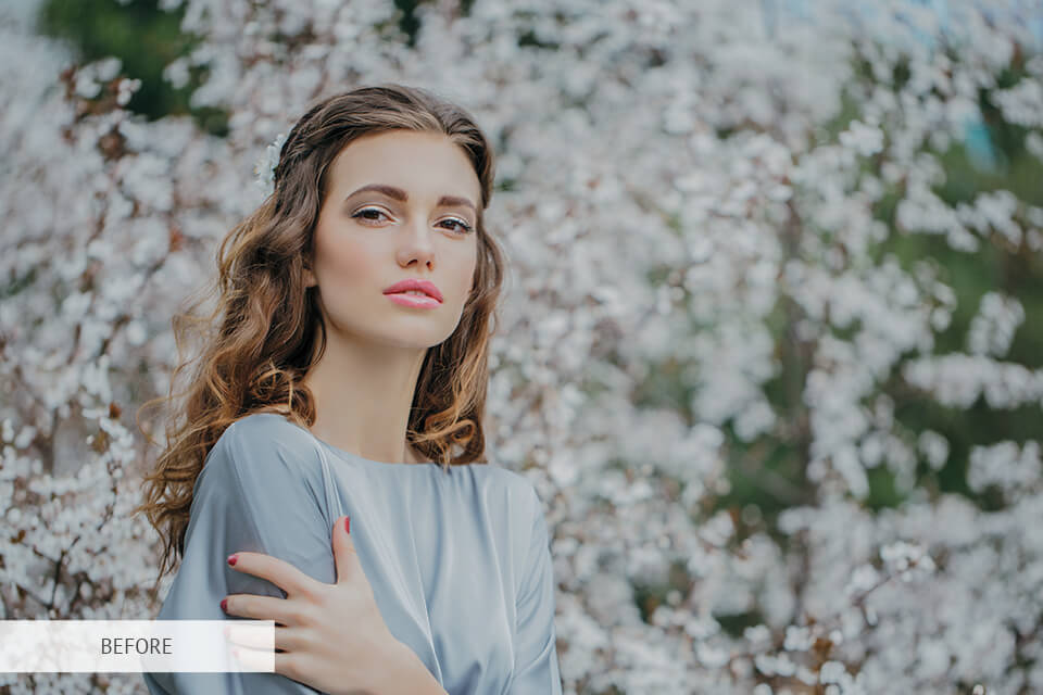 black and white photo after enhancement