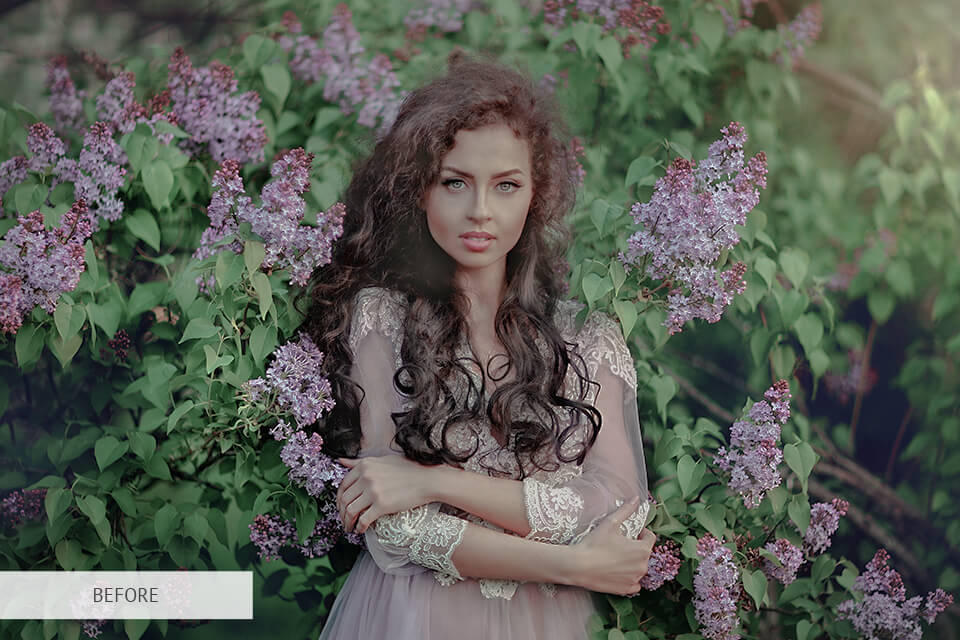 enhanced photo with filters