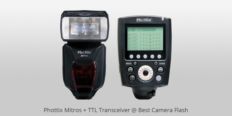 phottix mitros + ttl transceiver camera flash