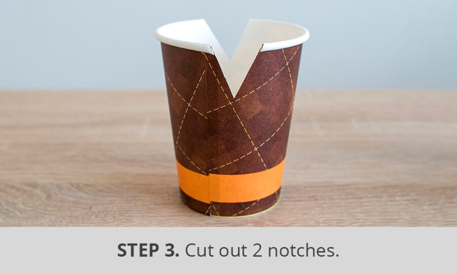 cup diy iphone tripod step 3