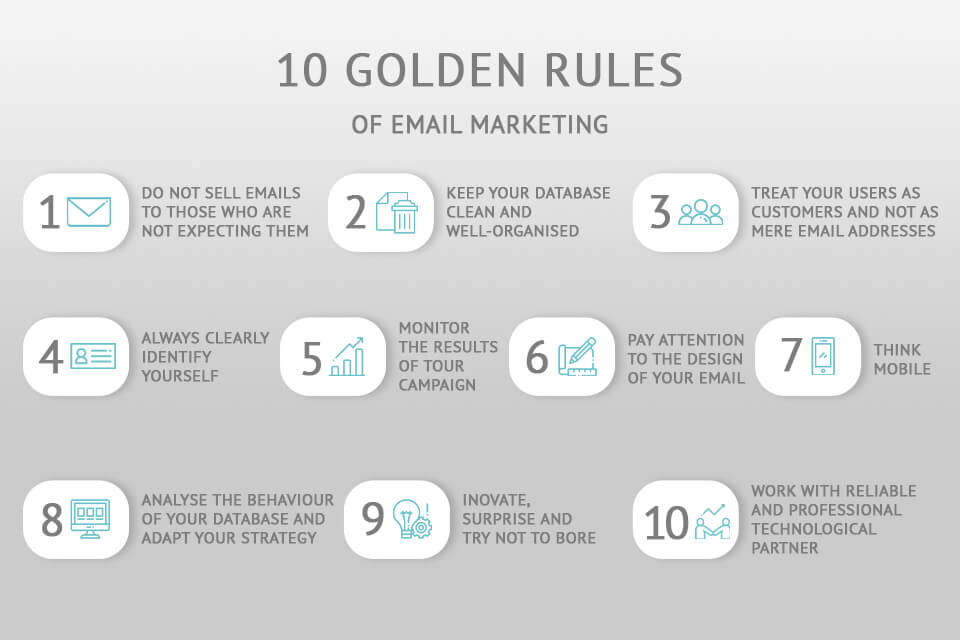 rules of email marketing for photographers