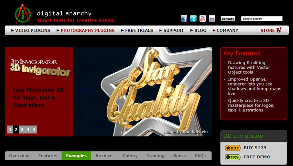 3d invigorator photoshop plugins