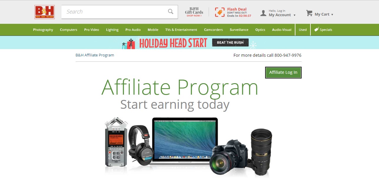 bhphoto affiliate