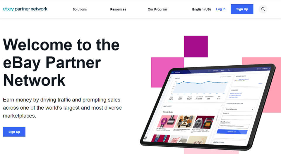 passive income photography affiliate program ebay