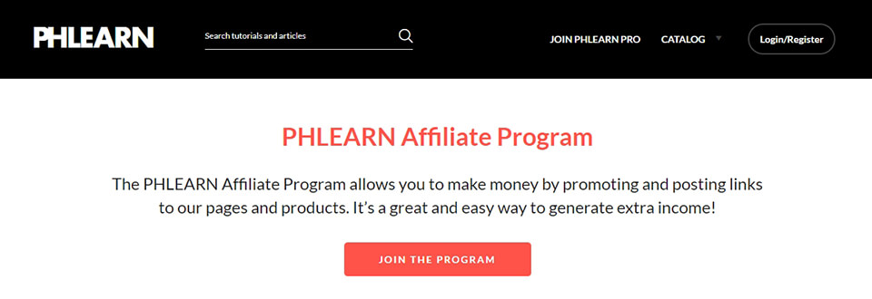 photographer affiliate program phlearn