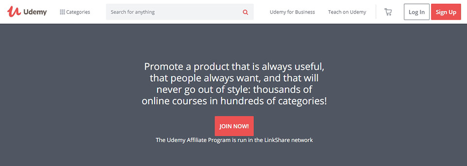 photographer affiliate program udemy