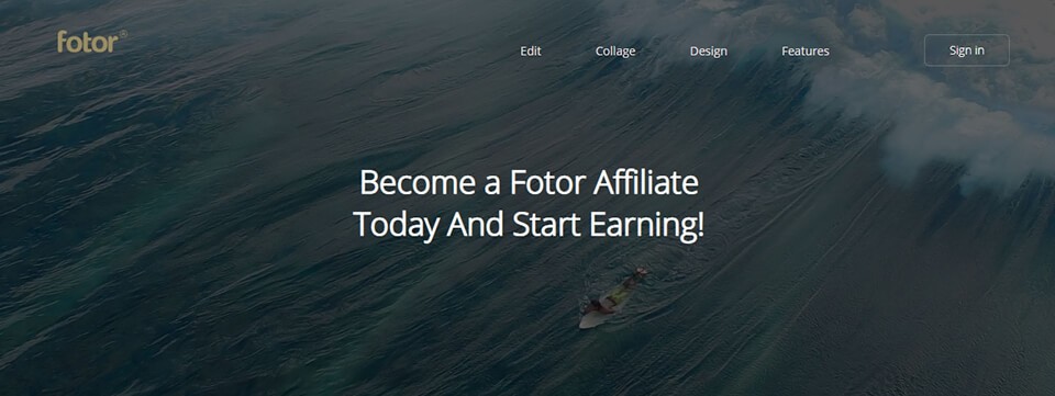 photography affiliate program fotor
