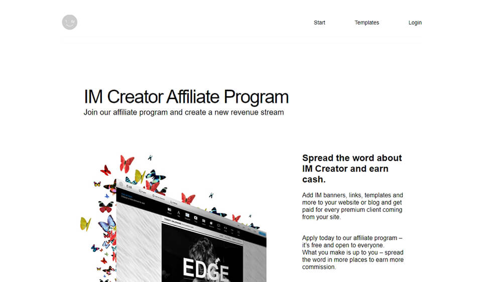photography affiliate program im creator
