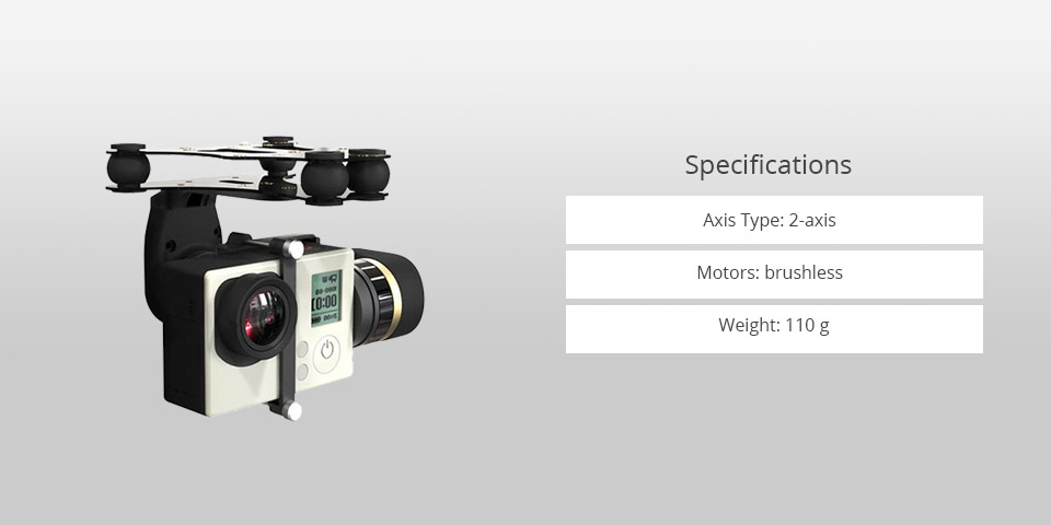 feiyu tech 2d mini best drone gimbal