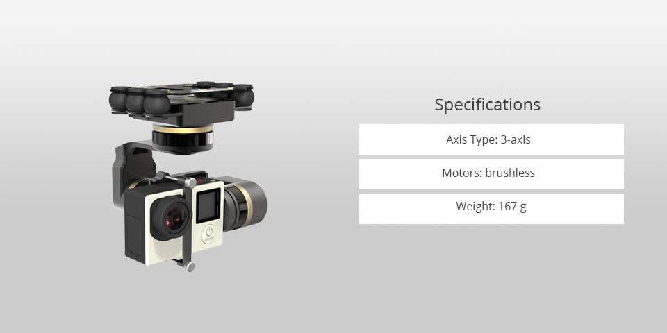 feiyu tech mini 3d pro best drone gimbal