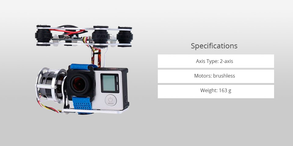goolrc 2d best drone gimbal