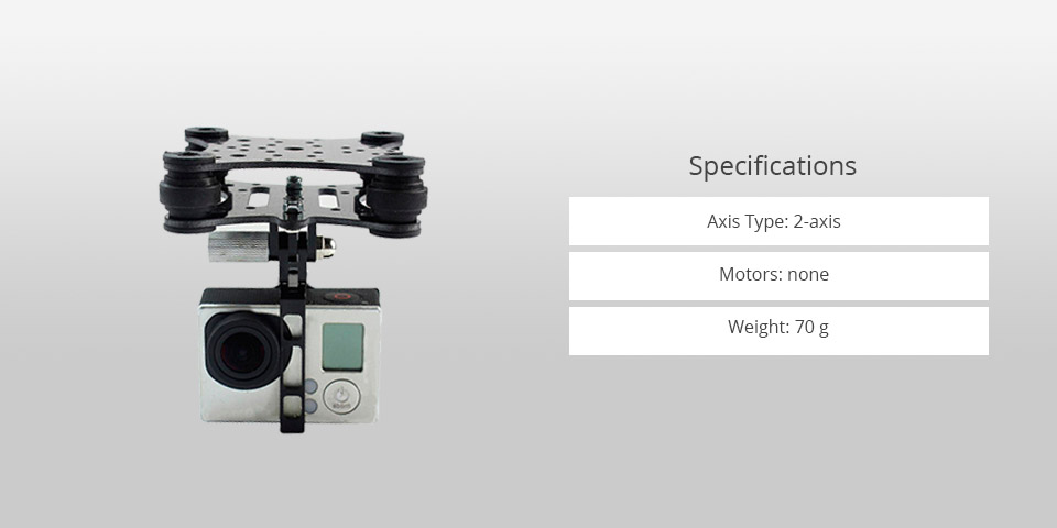 qiyun carbon shock absorption plate best drone gimbal