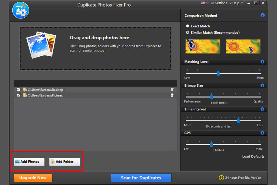 duplicate photos fixer pro review add photos