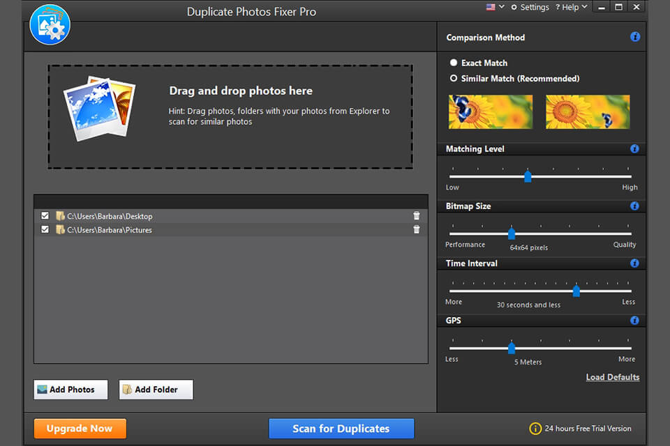 duplicate file fixer pro interface