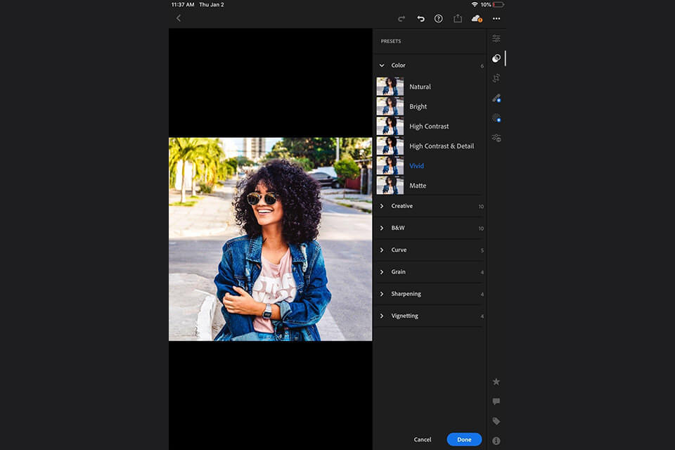 lightroom app presets