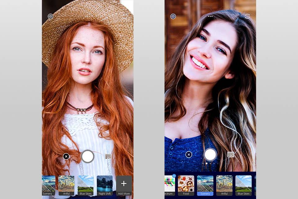 photoshop camera interface